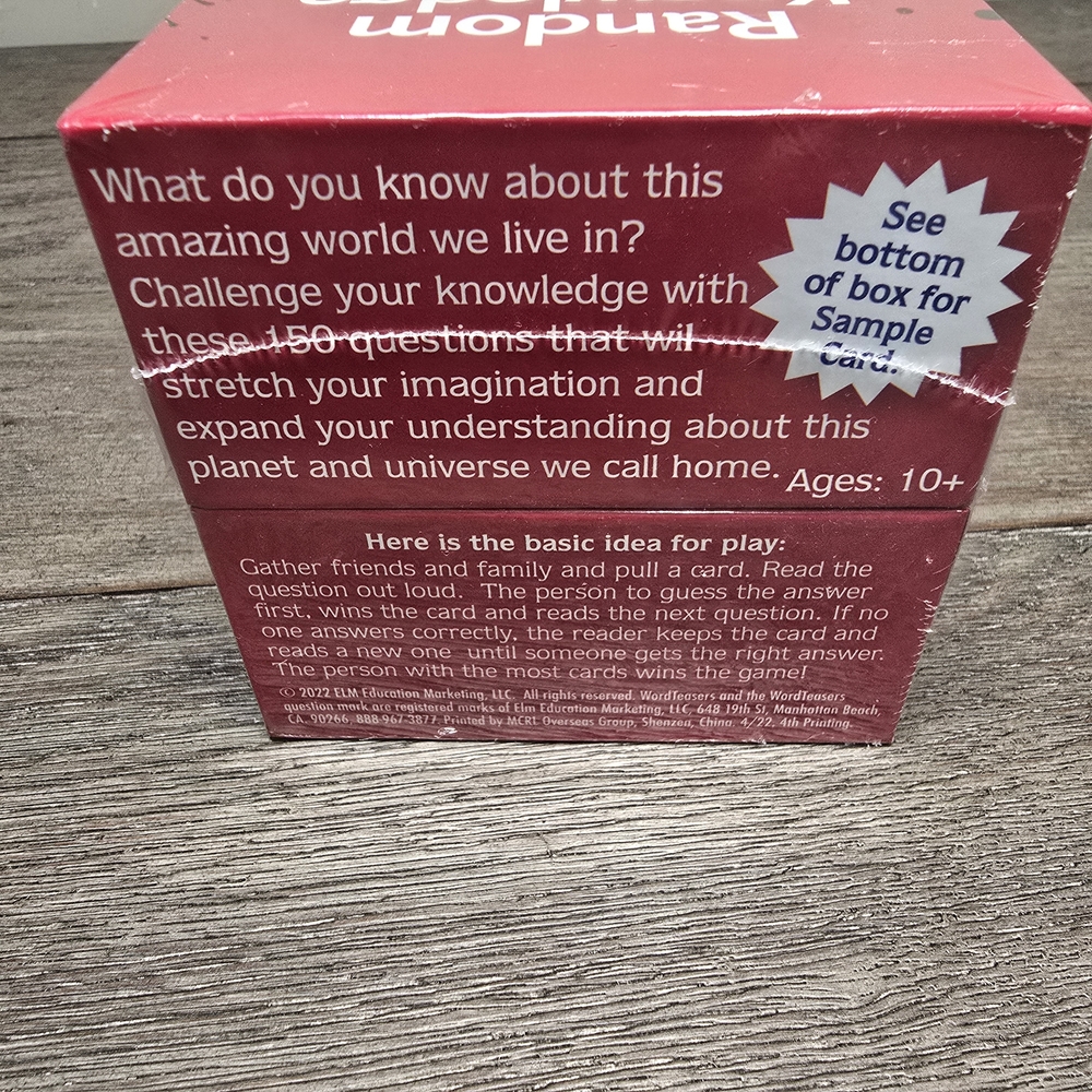Word Teasers Random Knowledge Game - Picture 4 of 5